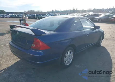 2002 Honda Civic Ex z USA, uszkodzony, nr VIN 1HGEM22002L095228